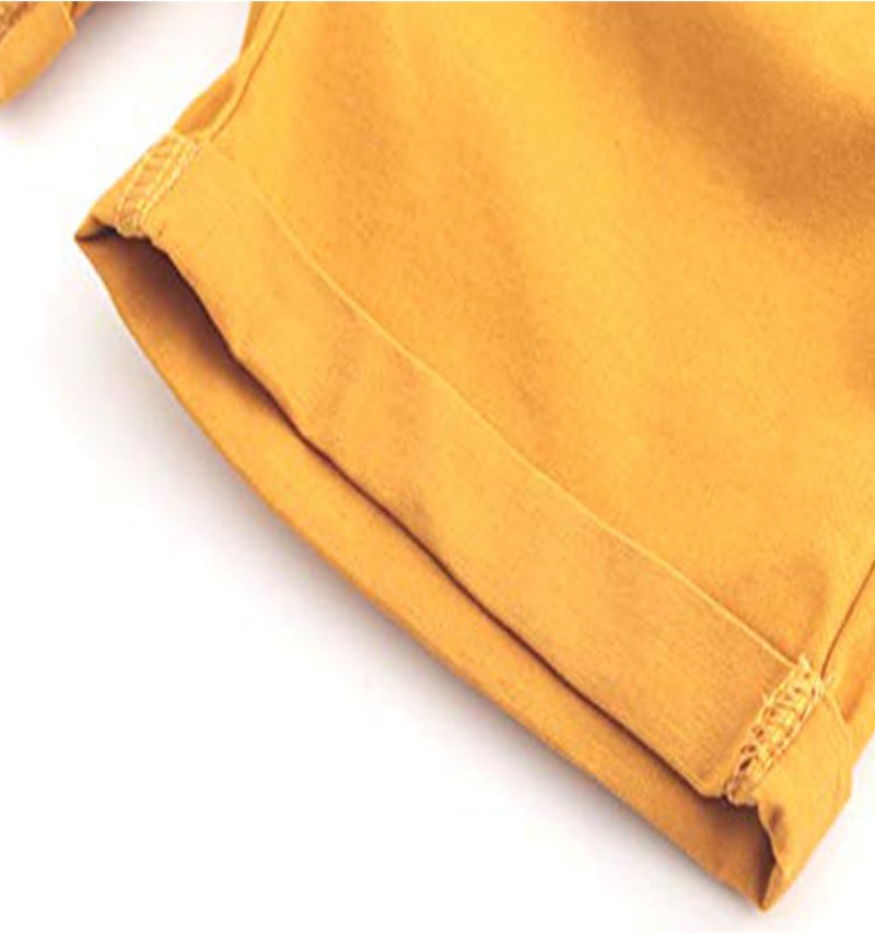Frogwill Boys California Tee and Roll-up Shorts Summer Clothes Outfit Set 3t, Los Angels - Image 5